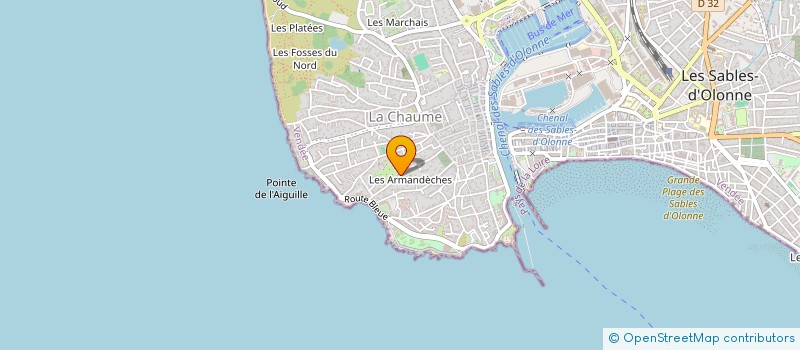 localisation de l'entreprise VENT DU LARGE à LES SABLES D'OLONNE