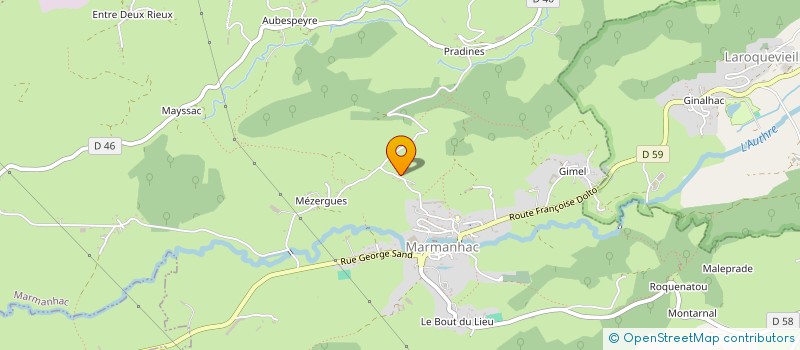 localisation de l'entreprise VENT DU NORD à MARMANHAC