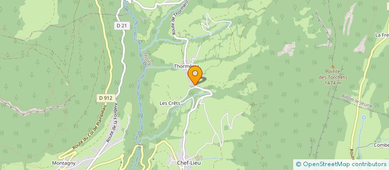 localisation de l'entreprise VENT DU NORD  THOIRY