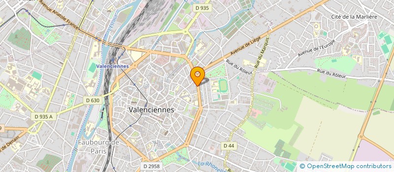 localisation de l'entreprise VENT DU NORD INVEST  VALENCIENNES