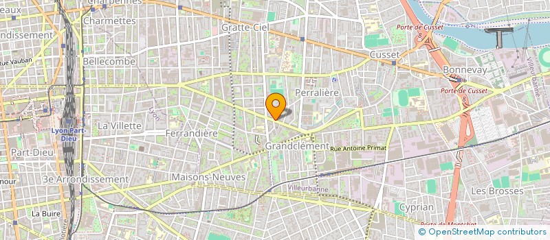 localisation de l'entreprise VENT DU SUD à VILLEURBANNE