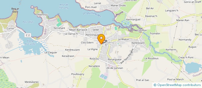 localisation de l'entreprise VENT DU SUD  GUISSENY