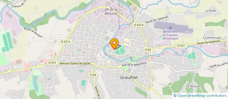 localisation de l'entreprise VENT DU SUD  GRAULHET