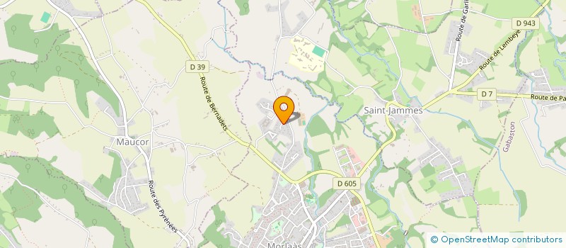 localisation de l'entreprise VENT & EAU  MORLAAS