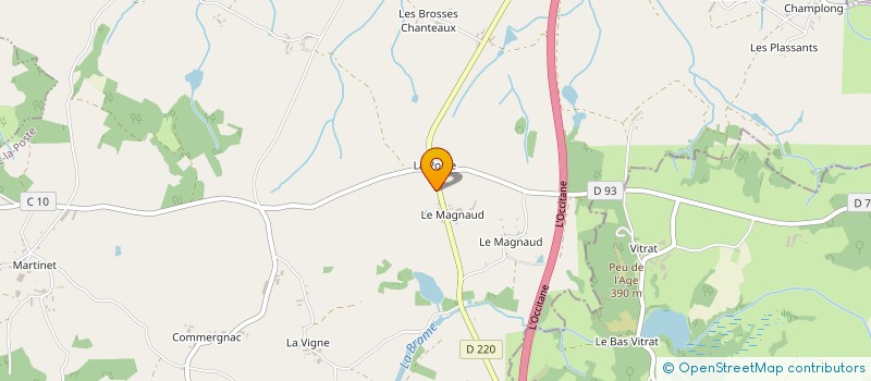 localisation de l'entreprise VENT EN MARCHE 87 à ARNAC-LA-POSTE