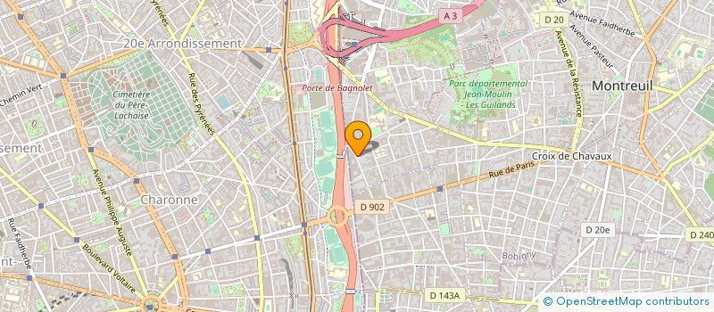 localisation de l'entreprise VENT EN POUPE à BAGNOLET