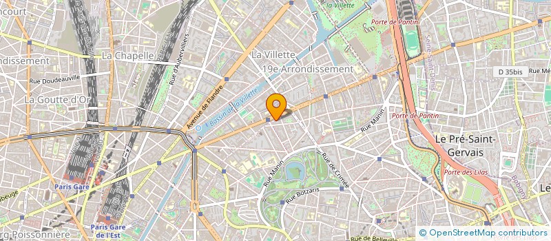 localisation de l'entreprise VENT ET MAREE  PARIS