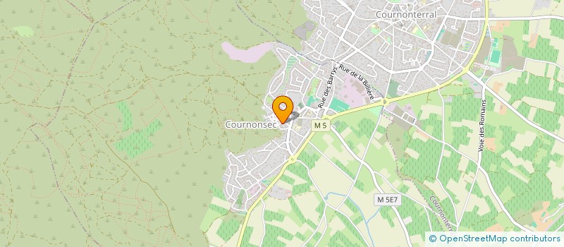 localisation de l'entreprise VENT FROID  COURNONSEC