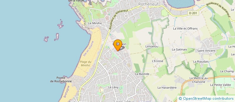 localisation de l'entreprise VENT NAUTIQUE  SAINT-MALO