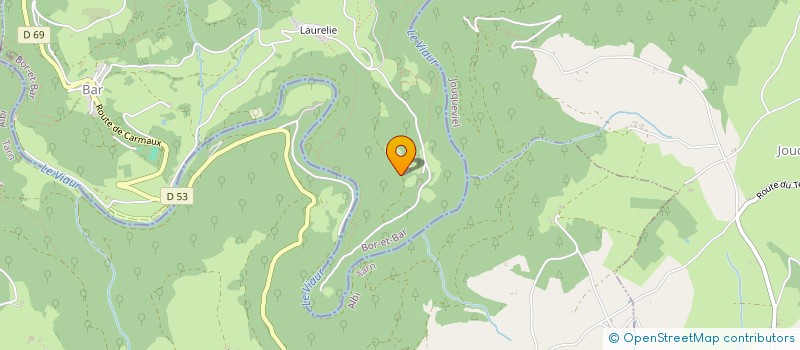 localisation de l'entreprise VENT VERT PAYSAGE  NAJAC