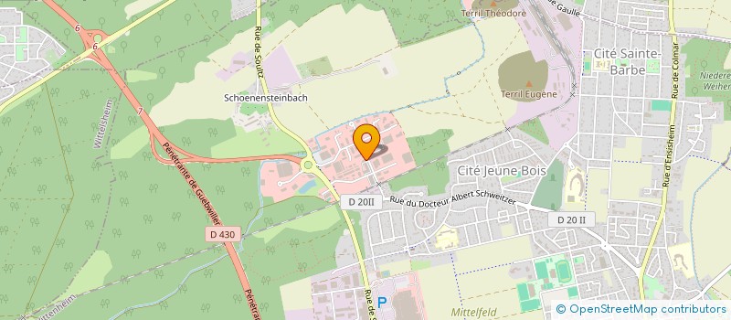 localisation de l'entreprise VENTACID INTERNATIONAL à WITTENHEIM