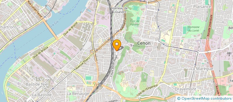 localisation de l'entreprise VENTADMIGEST  CENON