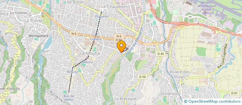 localisation de l'entreprise VENTADOM à SAINT-DENIS