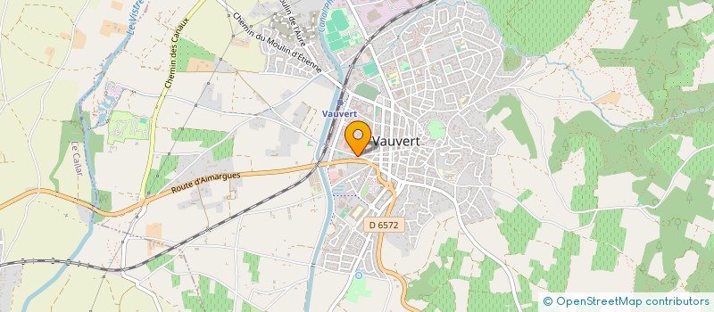 localisation de l'entreprise VENTADOUR à VAUVERT