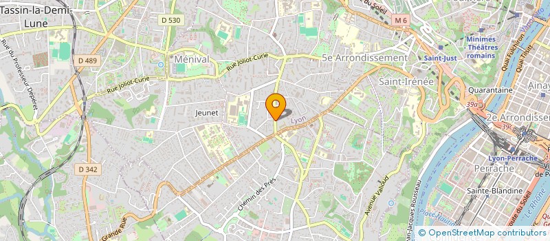 localisation de l'entreprise VENTADOUR à LYON