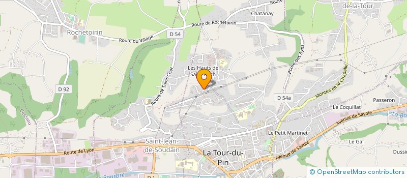 localisation de l'entreprise VENTALYS  LA TOUR-DU-PIN