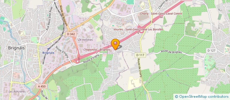 localisation de l'entreprise VENTARC  SAINT-GENIS-LAVAL