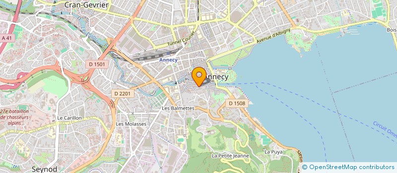 localisation de l'entreprise VENTDEST à ANNECY