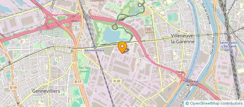localisation de l'entreprise VENTE ACHAT LOCATION MATERIEL à GENNEVILLIERS
