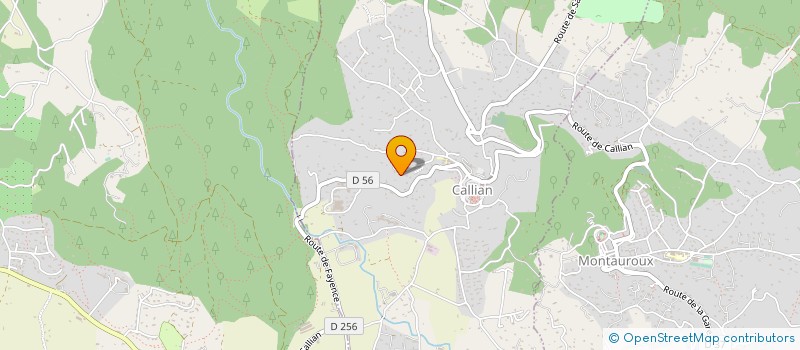 localisation de l'entreprise VENTE DE BOIS ET DE PIERRES à CALLIAN