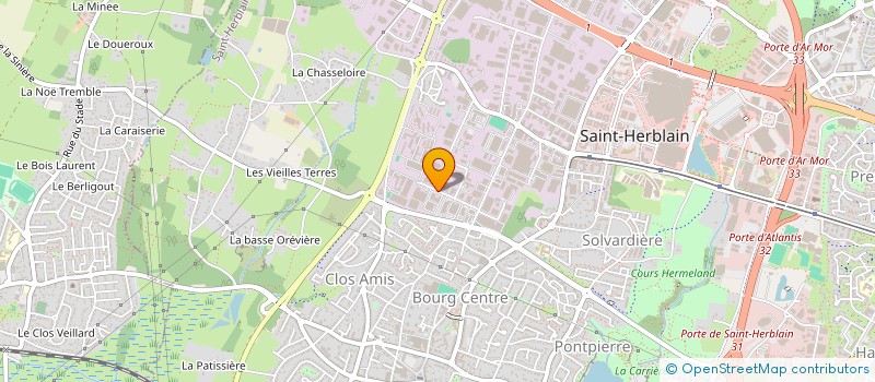 localisation de l'entreprise VENTE DIRECT INT à SAINT-HERBLAIN