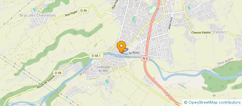 localisation de l'entreprise VENTE DISTRIBUTION IMPRESSION INTERNATIONALE à SAINT-ANDRE