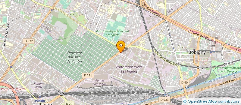 localisation de l'entreprise VENTE ET CONSEIL EN INFORMATIQUE à BOBIGNY