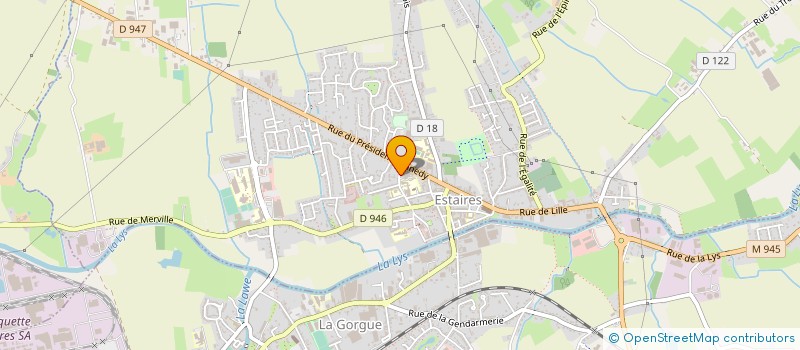 localisation de l'entreprise VENTE ET TRANSFORMATION TOUS TEXTILES à ESTAIRES