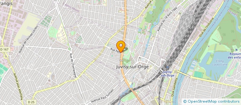 localisation de l'entreprise VENTE INDUSTRIELLE à JUVISY-SUR-ORGE