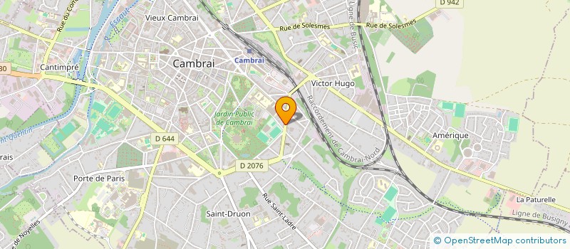 localisation de l'entreprise VENTE INITIATIVES ET ECHANGES SOLIDAIRES  CAMBRAI