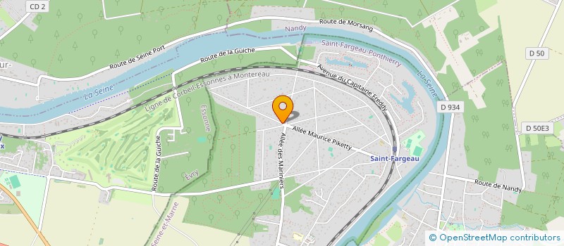 localisation de l'entreprise VENTE NEGOCE DISTRIBUTION à SAINT-FARGEAU-PONTHIERRY