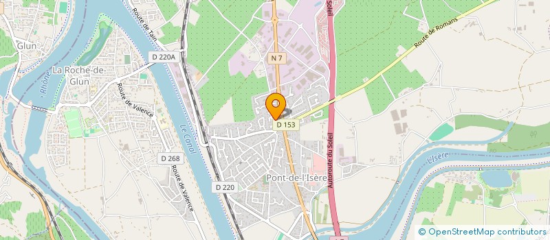 localisation de l'entreprise VENTE PROMO.COM  PONT-DE-L'ISERE