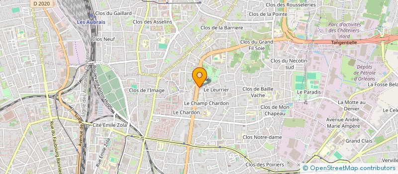 localisation de l'entreprise VENTE SOLIDAIRE  ORLEANS
