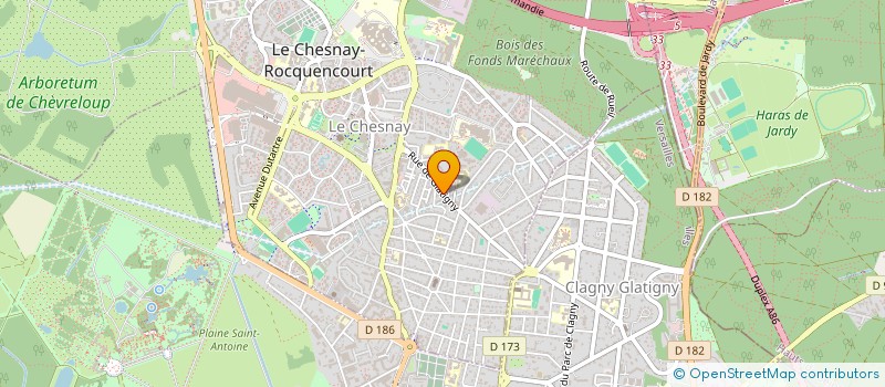 localisation de l'entreprise VENTE TECHNOLOGIE SASSOLAS à LE CHESNAY-ROCQUENCOURT