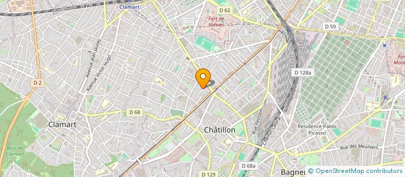 localisation de l'entreprise VENTEM à CHATILLON