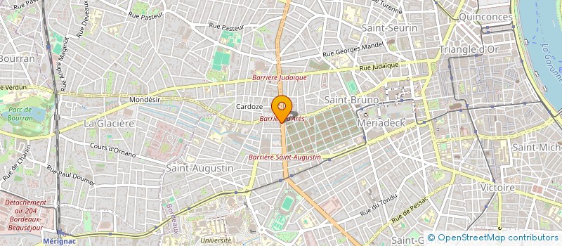 localisation de l'entreprise VENTES ACCESSOIRES PIECES SERVICES à BORDEAUX