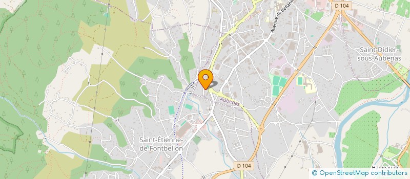 localisation de l'entreprise VENTES DISTRIBUTION LOGISTIQUE  SAINT-ETIENNE-DE-FONTBELLON