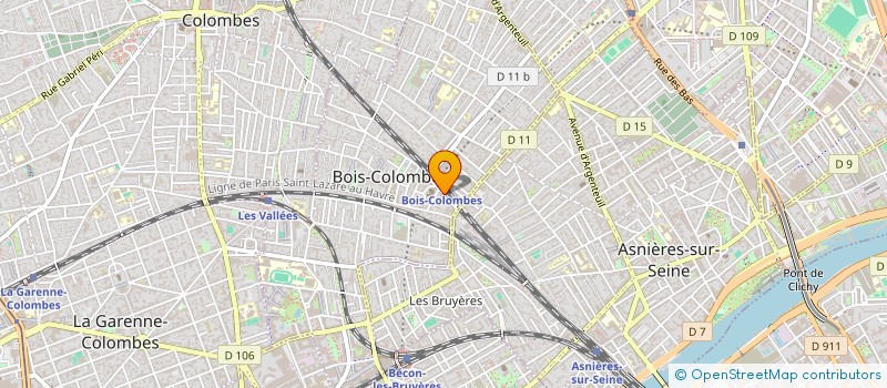 localisation de l'entreprise VENTES ET SERVICES AUTOMOBILES à BOIS-COLOMBES