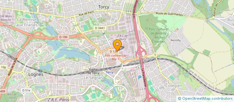localisation de l'entreprise VENTEX PARIS à TORCY