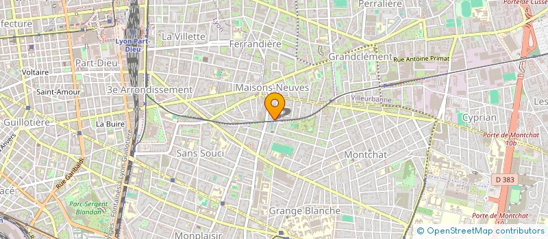 localisation de l'entreprise VENTI'LYON à SAINT-PRIEST