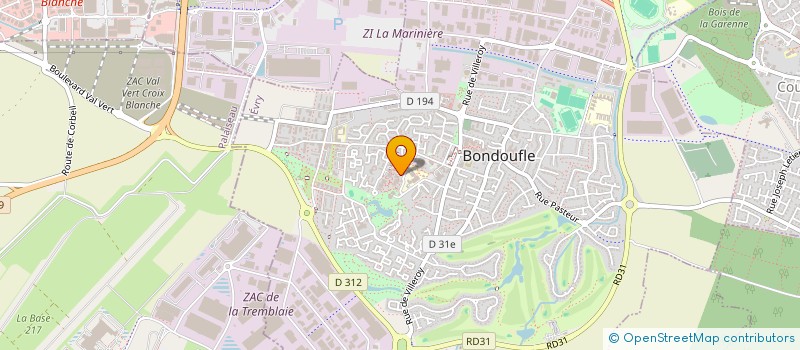 localisation de l'entreprise VENTI12  BONDOUFLE