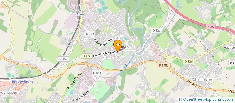 localisation de l'entreprise VENTICIMMO  RIVES