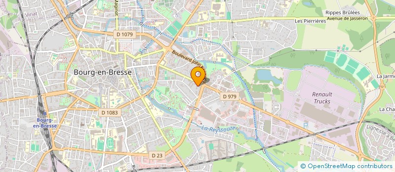 localisation de l'entreprise VENTIEX à BOURG-EN-BRESSE