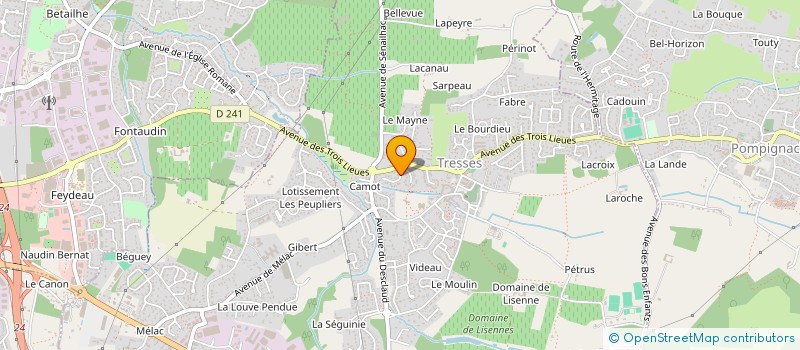 localisation de l'entreprise VENTIL'ACTION 33  LOUPES