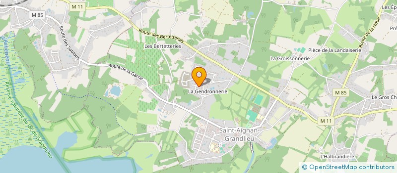 localisation de l'entreprise VENTIL'AIR B2  SAINT-AIGNAN-GRANDLIEU