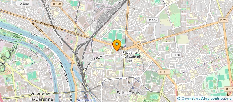 localisation de l'entreprise VENTIL B à SAINT-DENIS