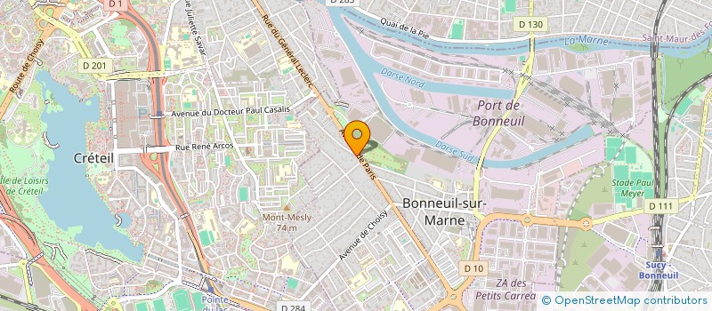 localisation de l'entreprise VENTIL CLIM  BONNEUIL-SUR-MARNE