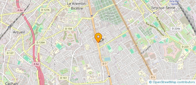 localisation de l'entreprise VENTIL'FRANCE à VILLEJUIF