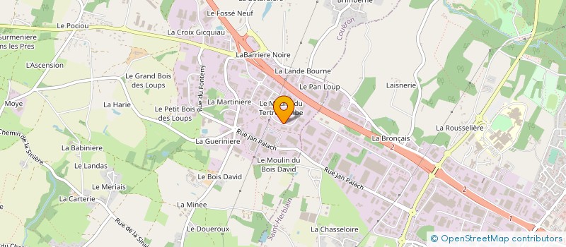 localisation de l'entreprise VENTILAIRSEC à COUERON