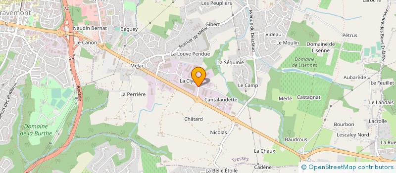 localisation de l'entreprise VENTILATEURS A.E.I.B. à TRESSES